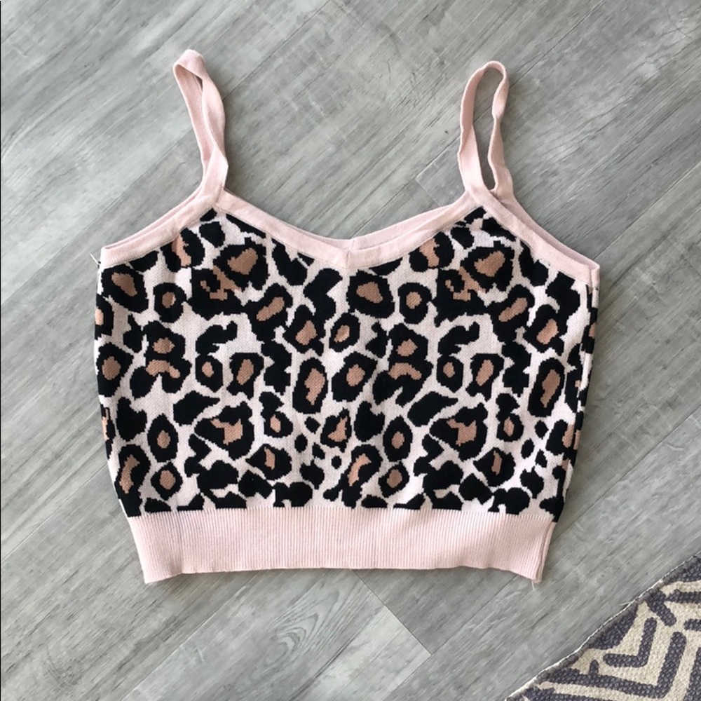 Cheetah Print Crop Top